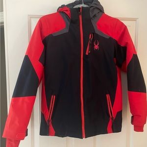 Spyder Kids Red and Black Jacket